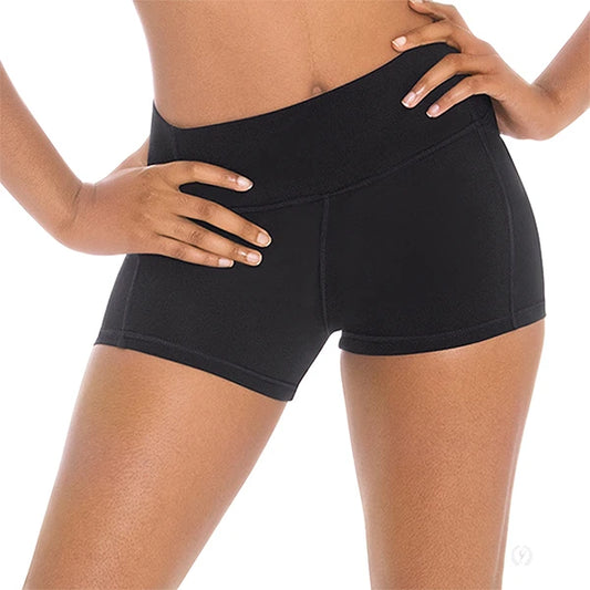 Eurotard 44336 Ladies Microfiber Flat Band Shorts