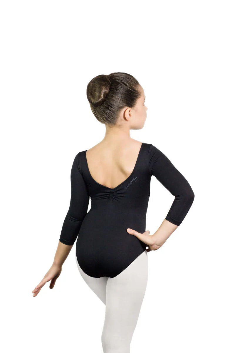 Ballet Rosa Armel Adult Pinch Front 3/4 Sleeve Leotard