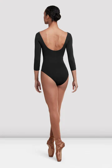 Bloch L4206 Adult Dana Three Quarter Sleeve Leotard w/ CSB Logo