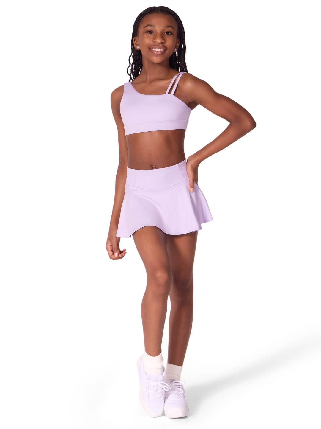 Capezio SE2017W Adult Asymmetric Double Strap Bra