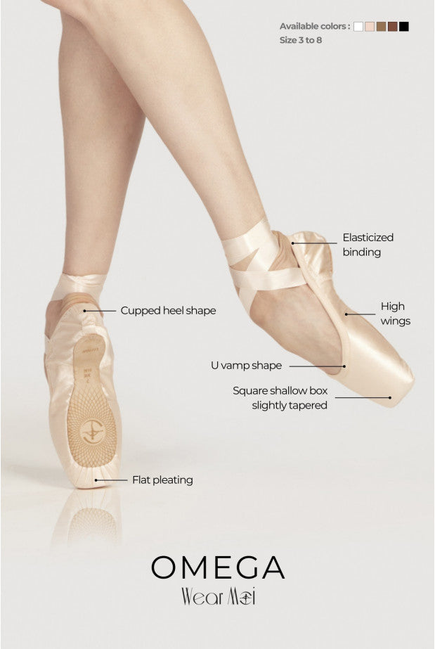Wear Moi Con Omega Medium Full Shank Pointe Shoe
