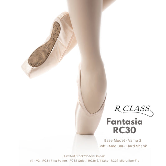 R-Class RC30 Fantasia Vamp 2 Hard Shank Pointe Shoe
