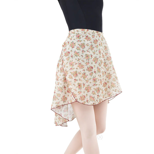 Eurotard Womens Dramatic High-Low Chiffon Wrap Skirt - 04136