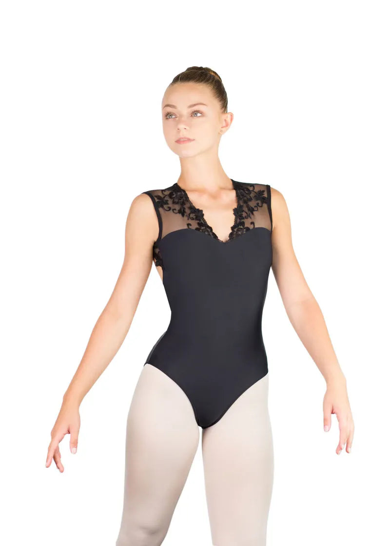 Ballet Rosa Emmeline Adult V-Neck Open Back Leotard