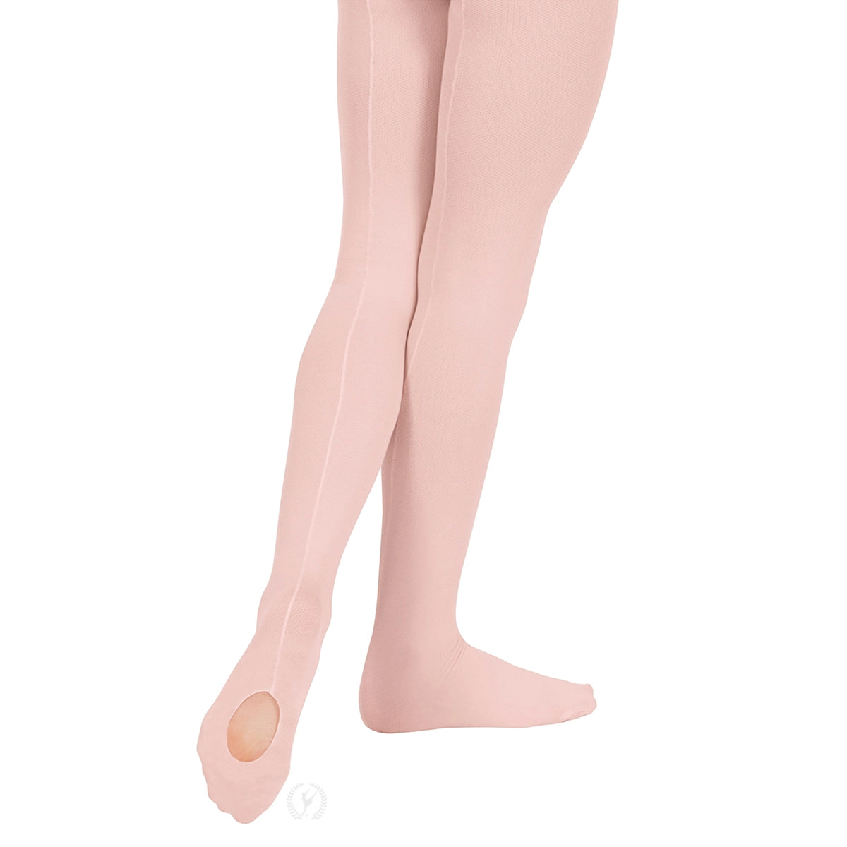 Eurotard Girls Professional Mesh Back Seam Convertible Tights - 219C