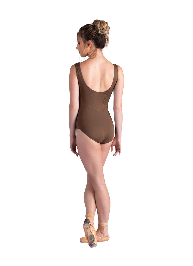 Danz N Motion Reese Adult Pleated Tank Leotard