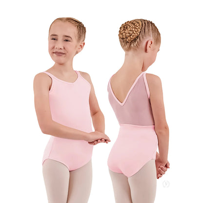 Eurotard 41451C Mesh Double Strap Leotard Child