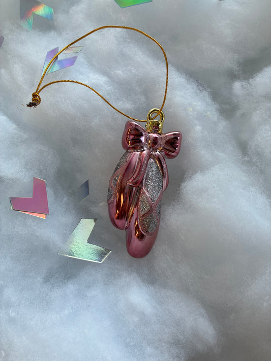 Ballet Slipper Christmas Ornament