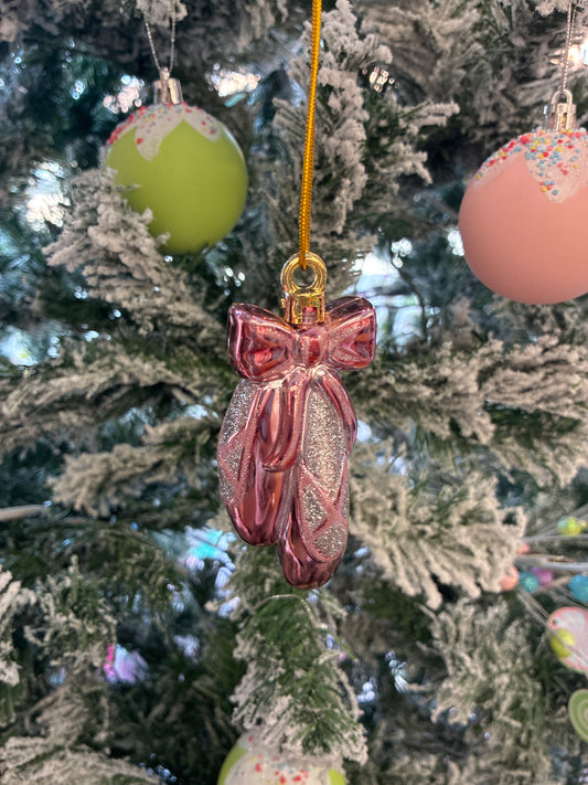 Ballet Slipper Christmas Ornament