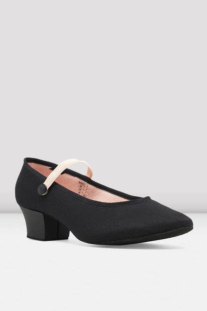 Bloch Ladies Tempo Accent Canvas Character Shoes (Higher Heel) - S0325L