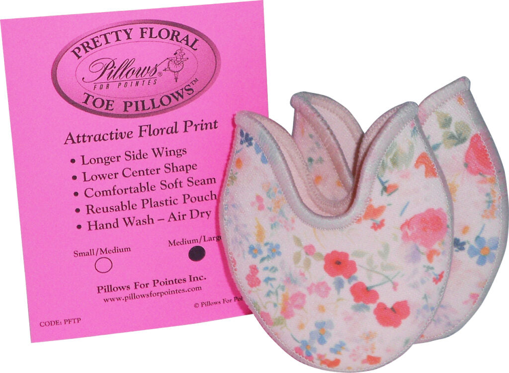 Pillows For Pointes PFTP Pretty Floral Toe Pillows