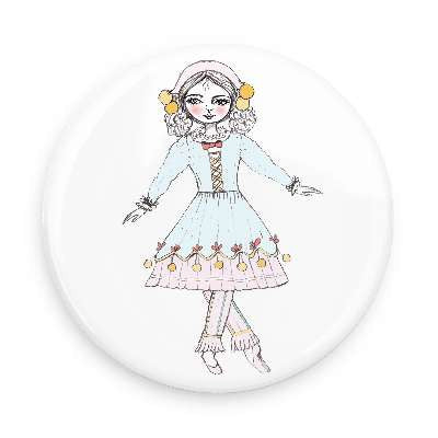 B Plus Nutcracker Buttons