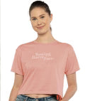 Covet Dance Adult "Resting Barre Face Crop Tee"