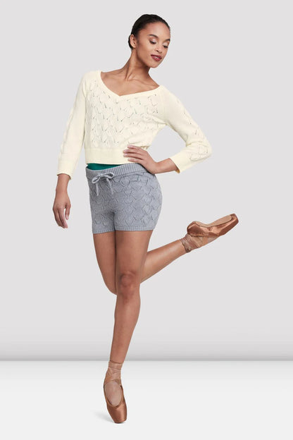 Bloch Adult Cropped Knit Sweater