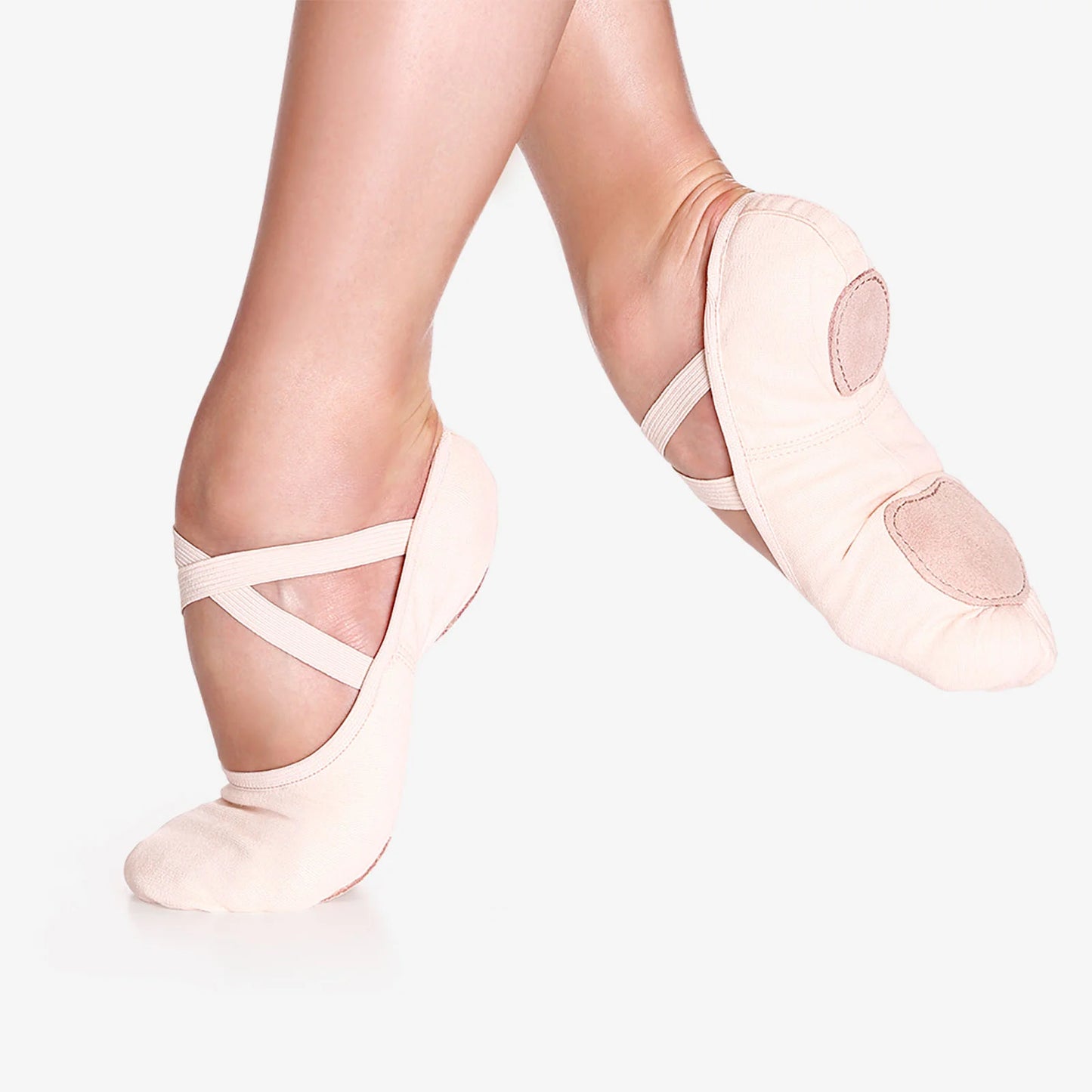 SoDanca SD16 Adult Bliss Light Pink Canvas Split Sole Ballet Shoe