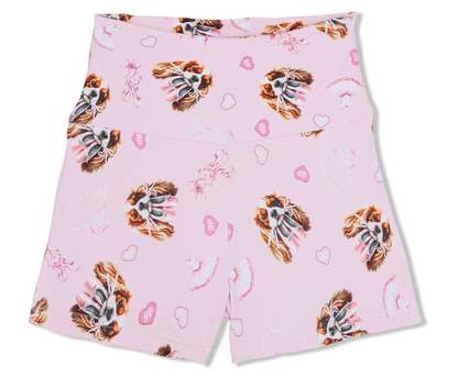 Girl Power Sport LE309 Princess Bea Child High Waisted Shorts