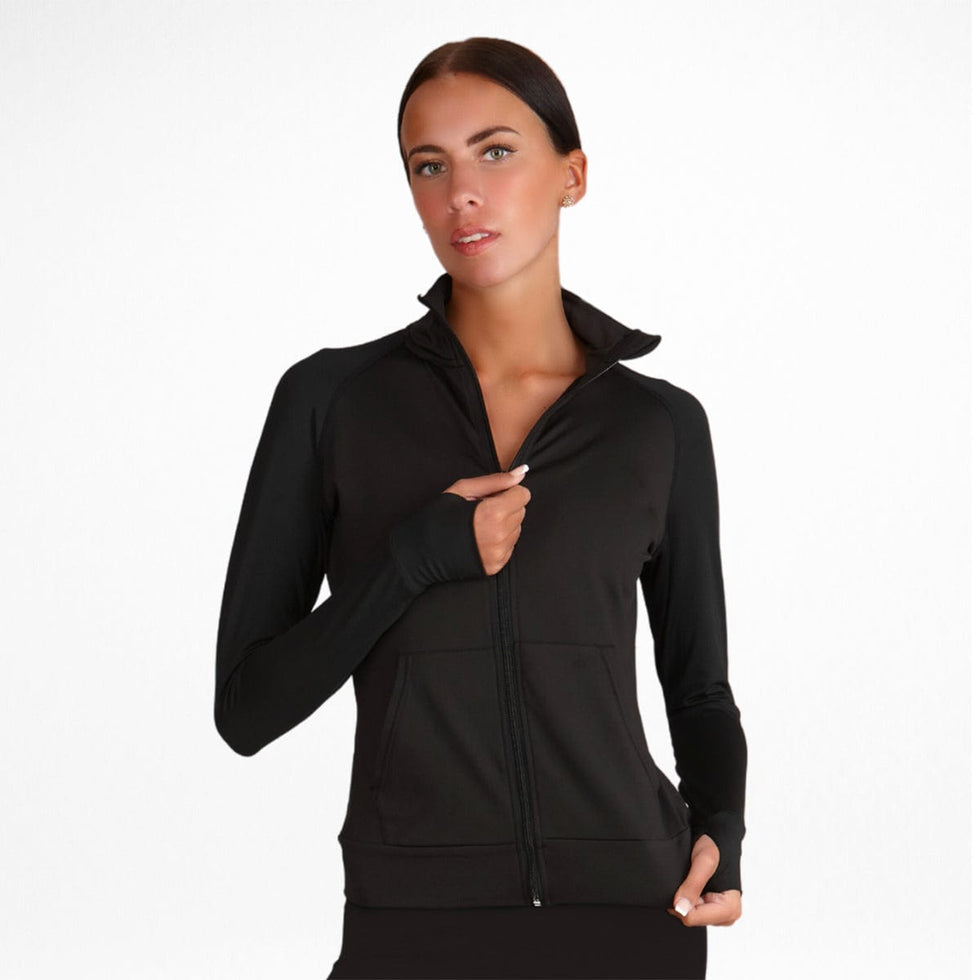 Silky Jacket with Embroidery