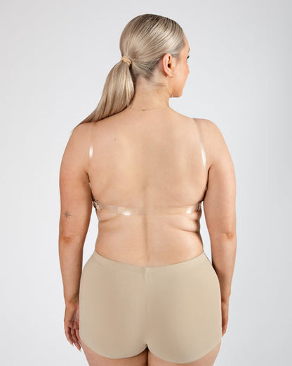 Energetiks AB29 Adult Clear Back Bra with Cups