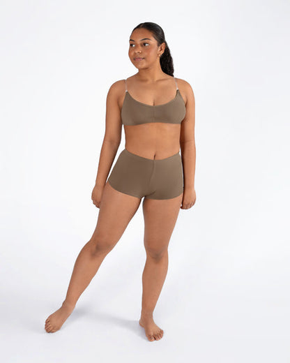 Energetiks AB29 Adult Clear Back Bra with Cups