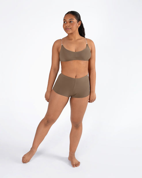 Energetiks AB29 Adult Clear Back Bra with Cups