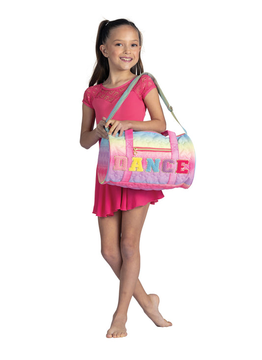 Danz N Motion B24501 Quilted Hearts Rainbow Duffle