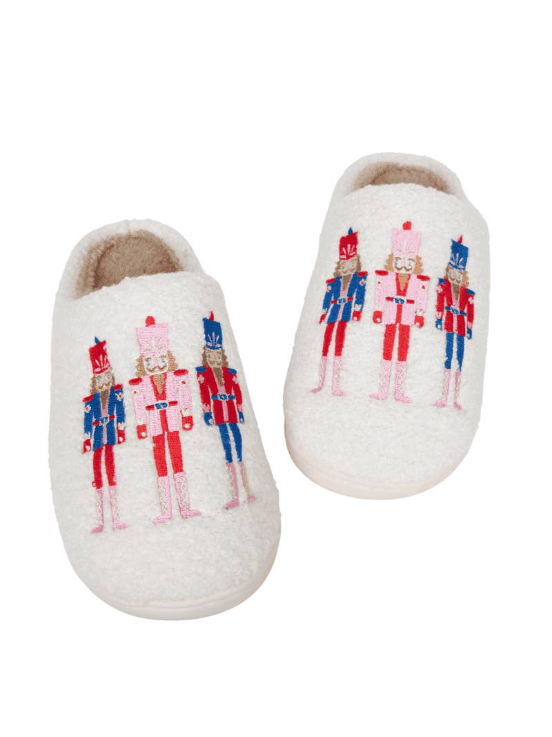 Katydid Nutcracker Holiday Slippers