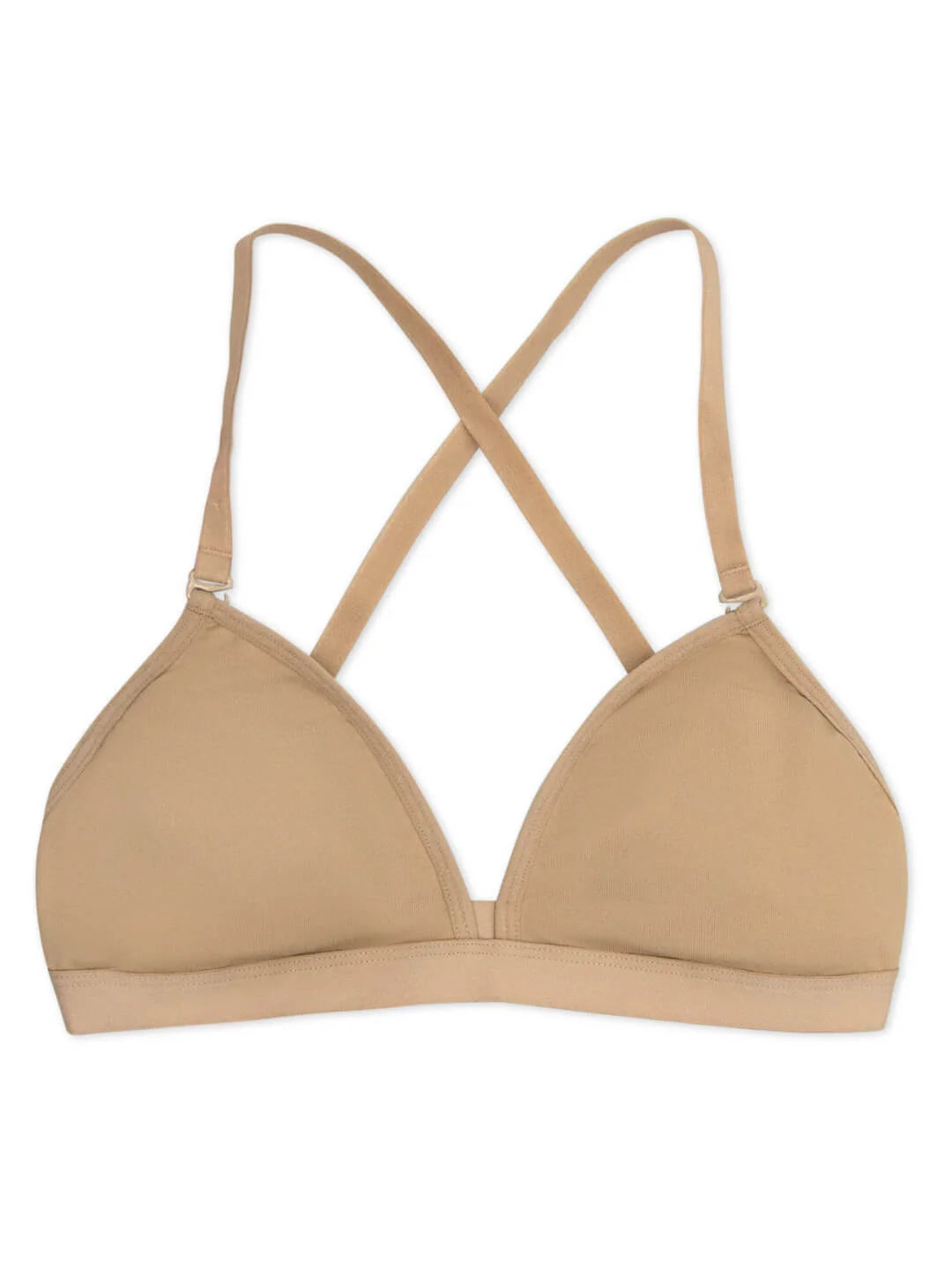 Capezio Deep Neck Clear Back Bra - Girls