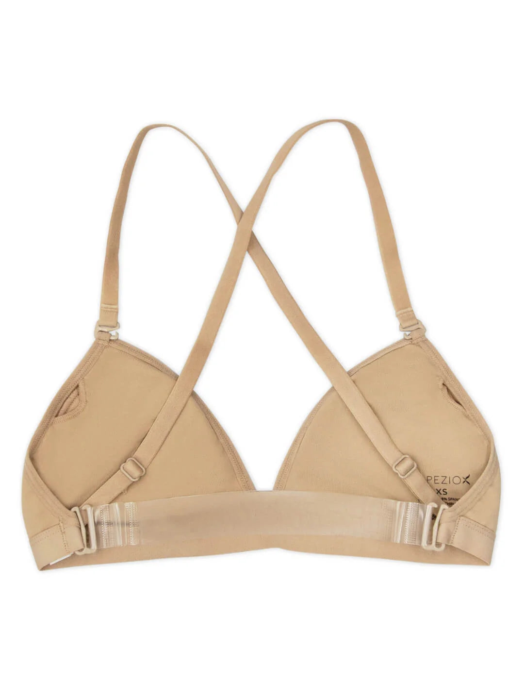 Capezio Deep Neck Clear Back Bra - Girls