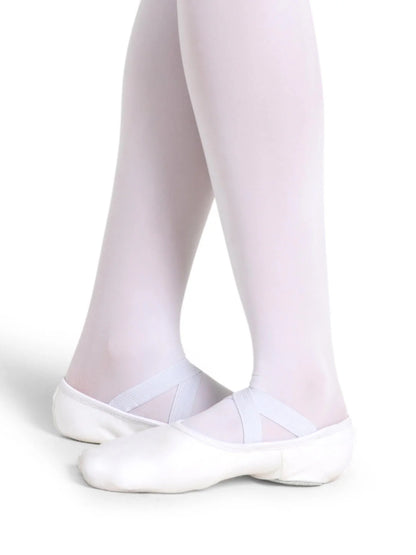 Capezio 2037C Child Hanami Black and White Canvas Ballet Shoe