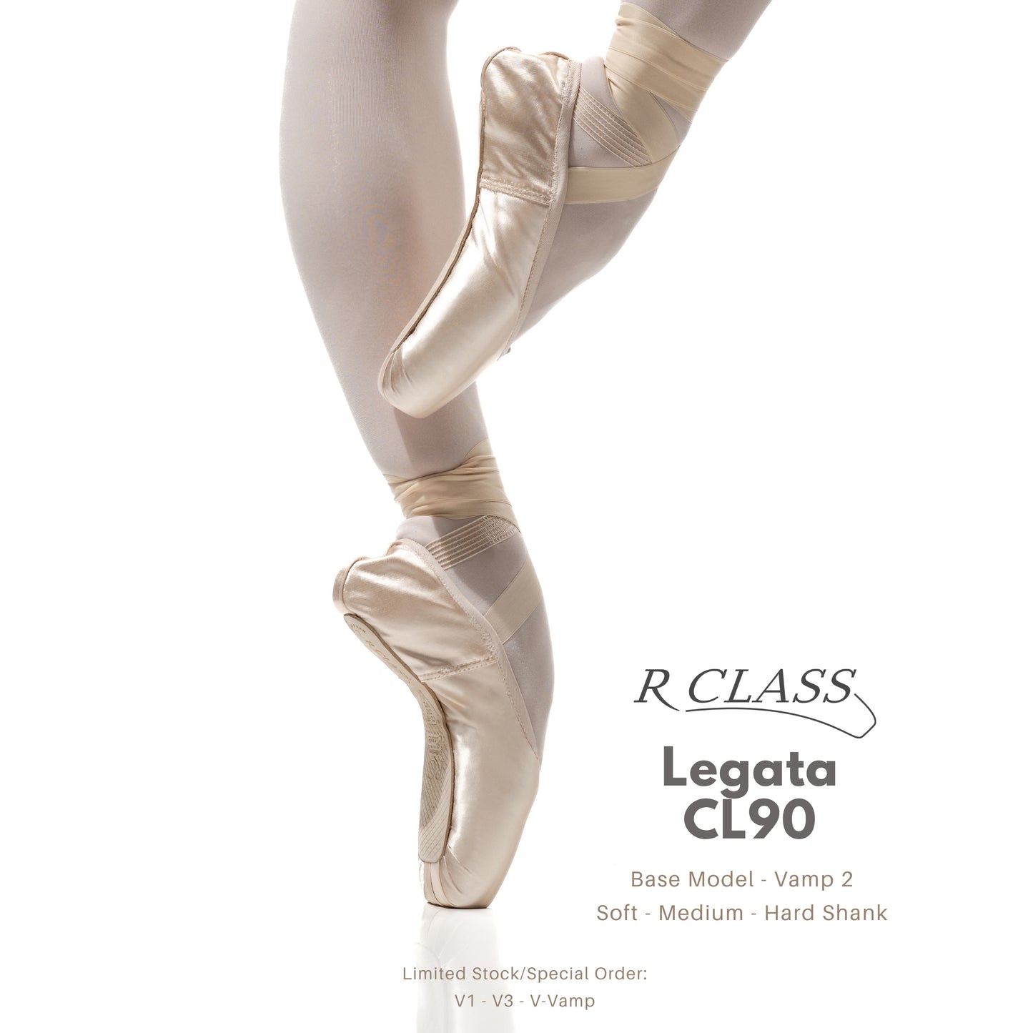 R-Class CL90 Legata Vamp 2 Medium Shank Pointe Shoe