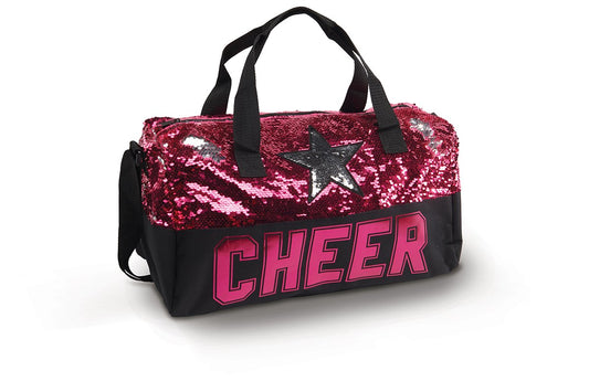Danz N Motion B20526 Sequin Cheer Star Duffle Bag