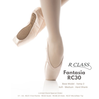 R-Class RC30 Fantasia Vamp 2 Soft Shank Pointe Shoe