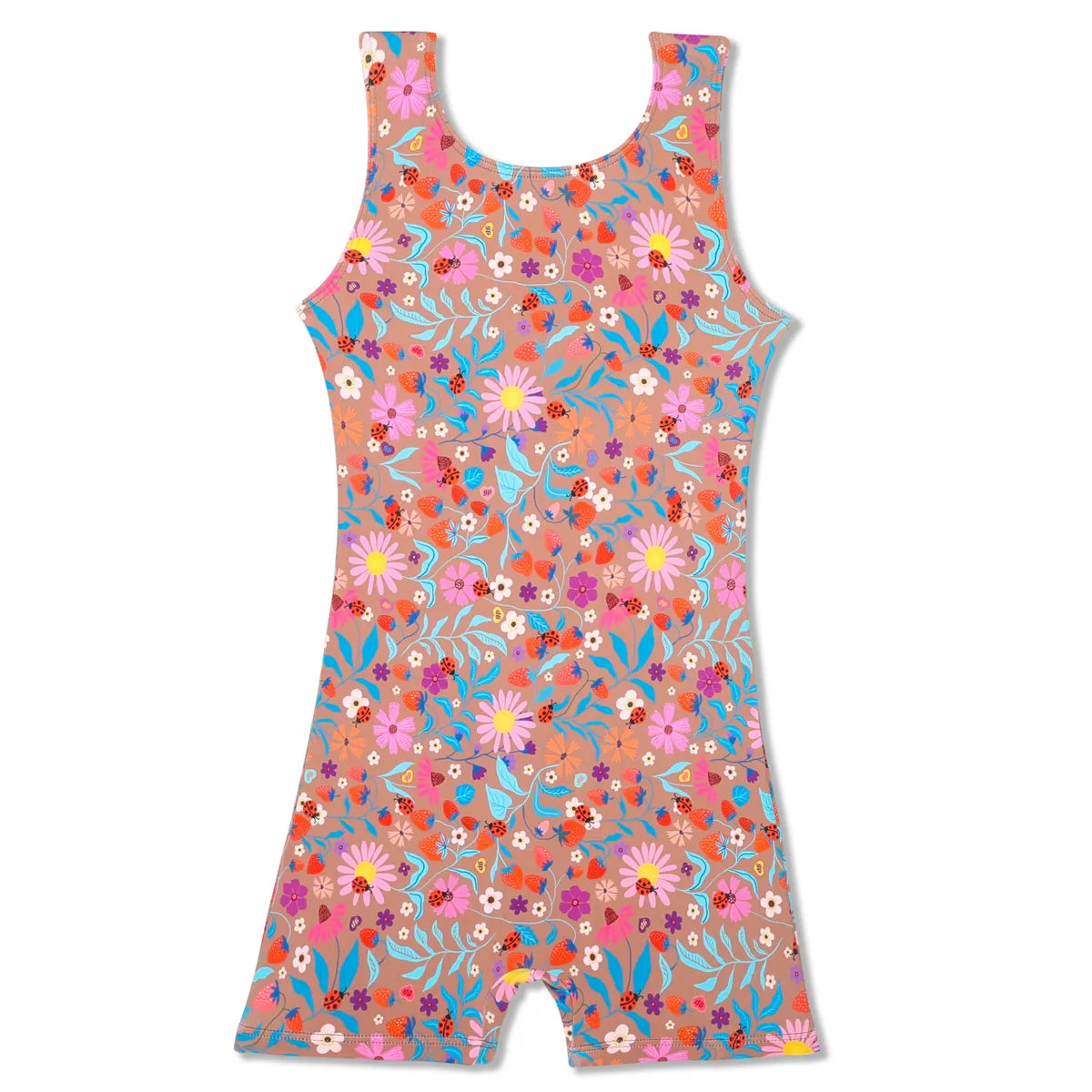 Girl Power Ladybug Biketard