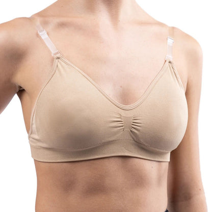 Silky Seamless Clear Back Padded Bra