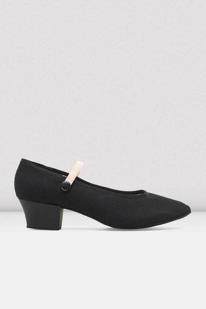 Bloch Ladies Tempo Accent Canvas Character Shoes (Higher Heel) - S0325L